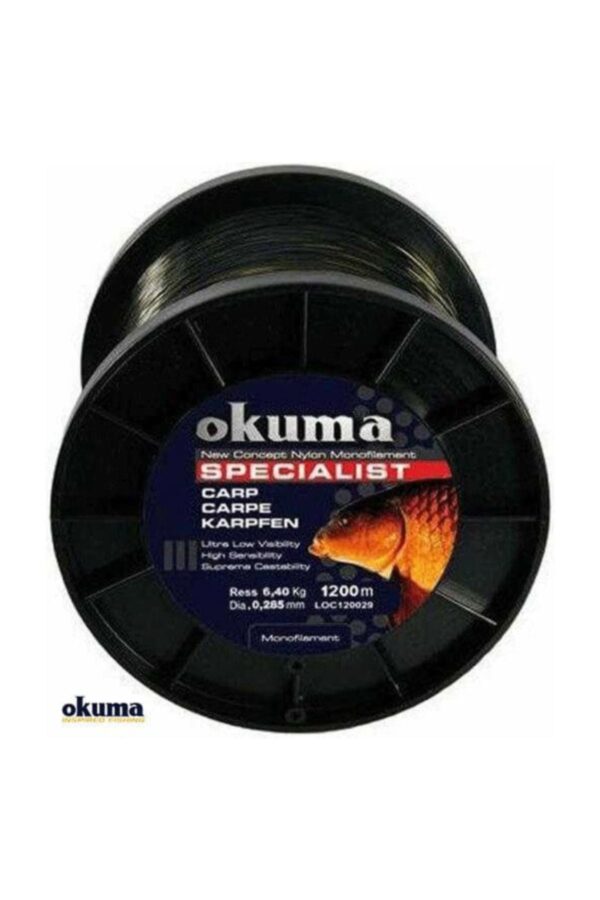 Okuma Carp Camou Olta Misinası 1200Mt 0.405MM